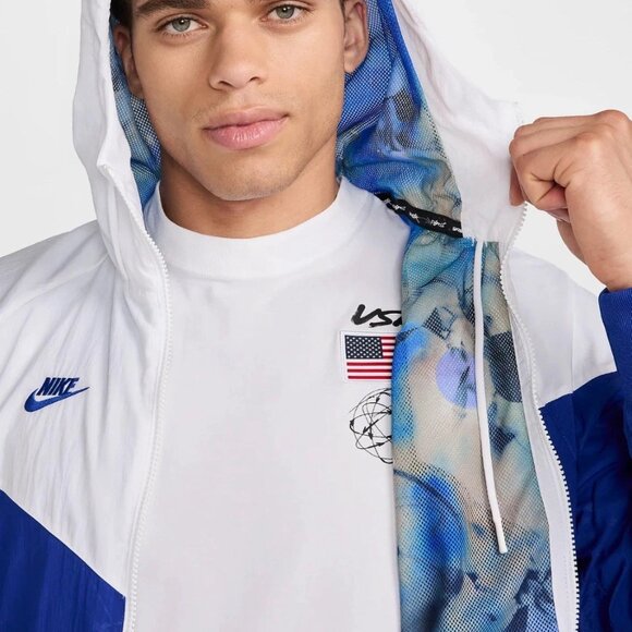 Nike Olympics USA Breaking Windrunner Woven Windbreaker Jacket Mens L FD7664-100 - Picture 12 of 16